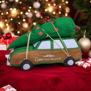 7.8 in. Animated Bump and Go-National Lampoon's Christmas Vacation Station Wagon